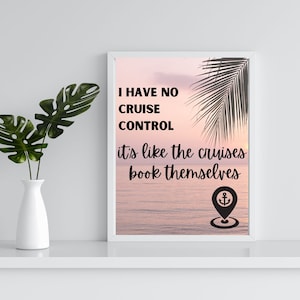 It&#39;s Like The Cruises Book Themselves | Cruise Door | Cabin Sign | Vacation Sign | Cruise Door Decoration | Cruise Decoration