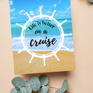 Cruise Door | Life is Better on a Cruise | Cruise Door Decoration | Cruise Decoration | Digital Download