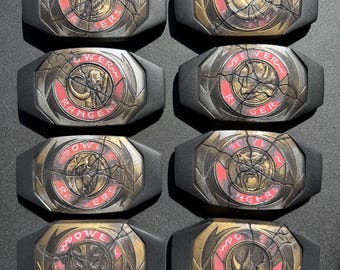 BUSTED Cosplay power prop buckle Super Sentai Dino Rangers buckler resin