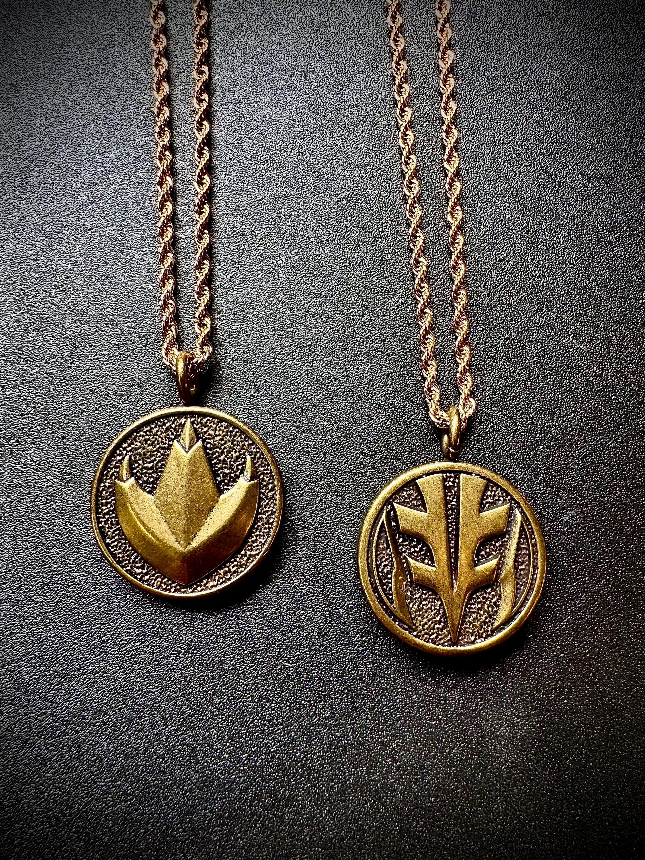 Power Rangers Vintage Style Dragon Tiger Green and White Ranger