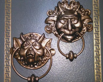 Labyrinth Door Knocker Magnet, Pin, Cosplay Accessory