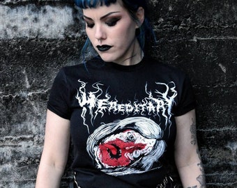 Camiseta Hereditary Charlie Hail Paimon black metal death metal