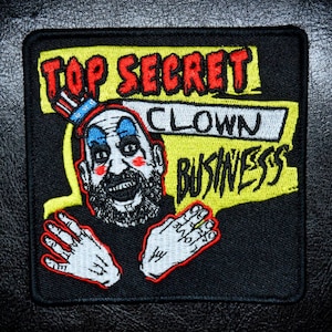 Captain Spaulding Misfits embroidered patch Horror Business Devil&#39;s Rejects Rob Zombie