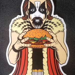 King Diamond sticker 5&quot; quality sticker Mercyful Fate heavy metal 80&#39;s metal