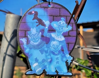 Palhaços assassinos do espaço sideral Mansão assombrada Purificador de ar para carro Carona Fantasmas Terror da Disney