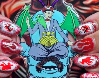 Chaveiro Pee-Wee Herman Baphomet Paul Reubens Tim Burton pee wee herman