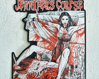 Adesivo de vinil de alta qualidade Jennifer's Body Cannibal Corpse Jennifer's Corpse Megan Fox Death Metal