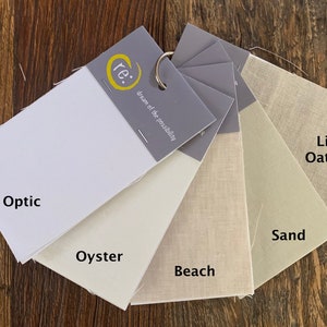 Large Linen Fabric Samples