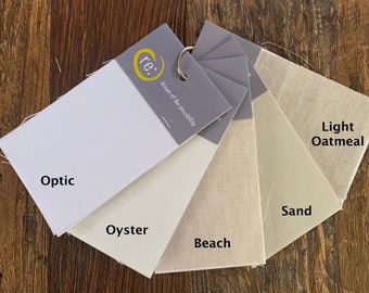 Large Linen Fabric Samples