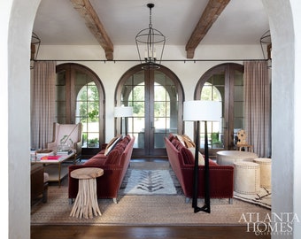 Custom Drapery Panels - as featured in Atlanta Homes and Lifestyles