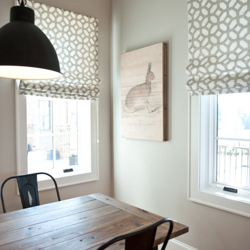 Classic Flat Roman Shade Etsy