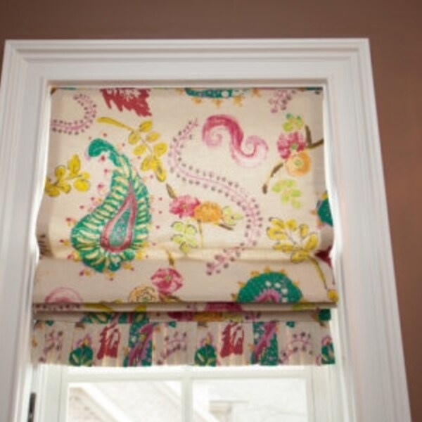Custom Roman Shade Etsy