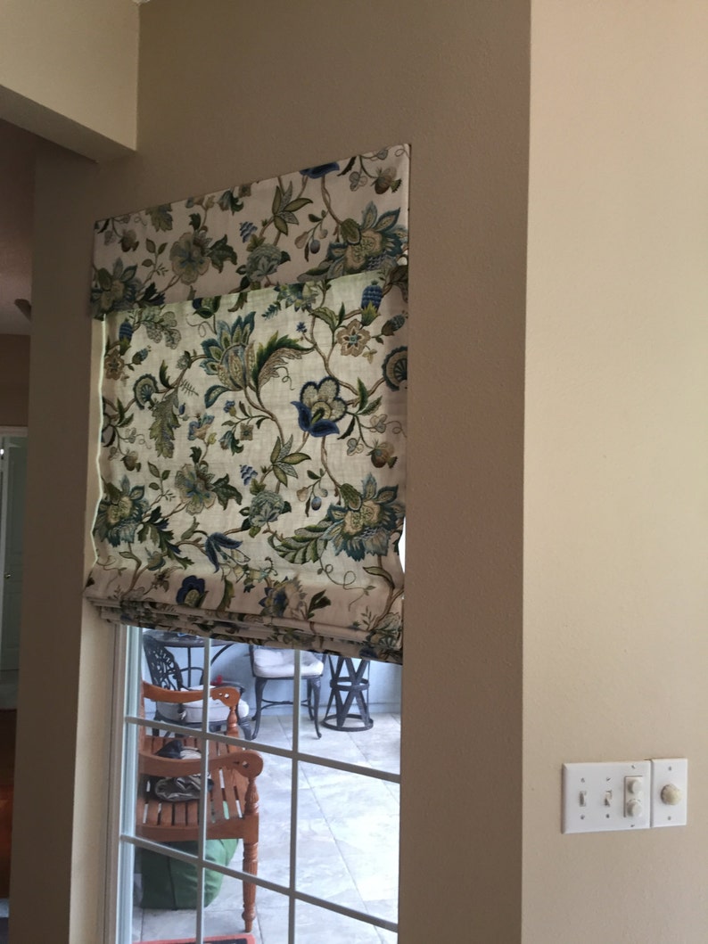 Cordless Custom Roman Shades Etsy