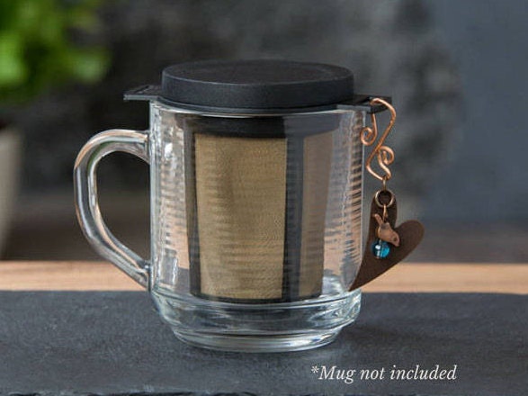 Micro Mesh Stainless Steel Tea Infuser by August Uncommon Tea