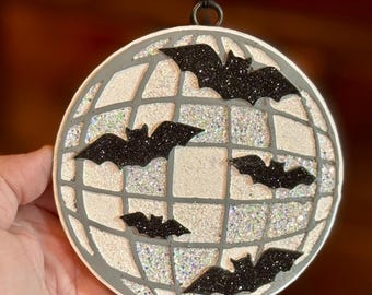 Disco Ball with Bats Freshie Car Air Freshener