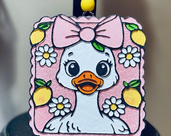 Goose with Lemons Car Freshie Air Freshener
