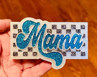 Checkerboard Mama Car Freshie Air Freshener