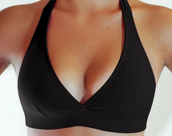 Sports Bra Tops for Women Gym Clothes Fitness Apparel Brazilian Clothes for Women Black Halter Top Palm Springs Women's Clothing Workout Top