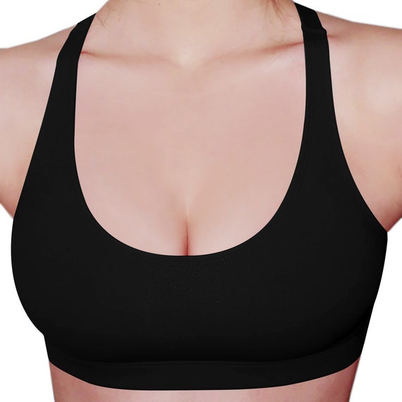 Black Sports Bra Top High Support Workout Clothes Running Top Brazilian  Fitness Activewear Gym Clothes Mowaa Crossfit Top Women's Clothing 