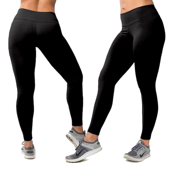 High End Brazilian Womens High Waist Tummy Control, Squat Proof Workout  Leggings/matching Face Mask Included 