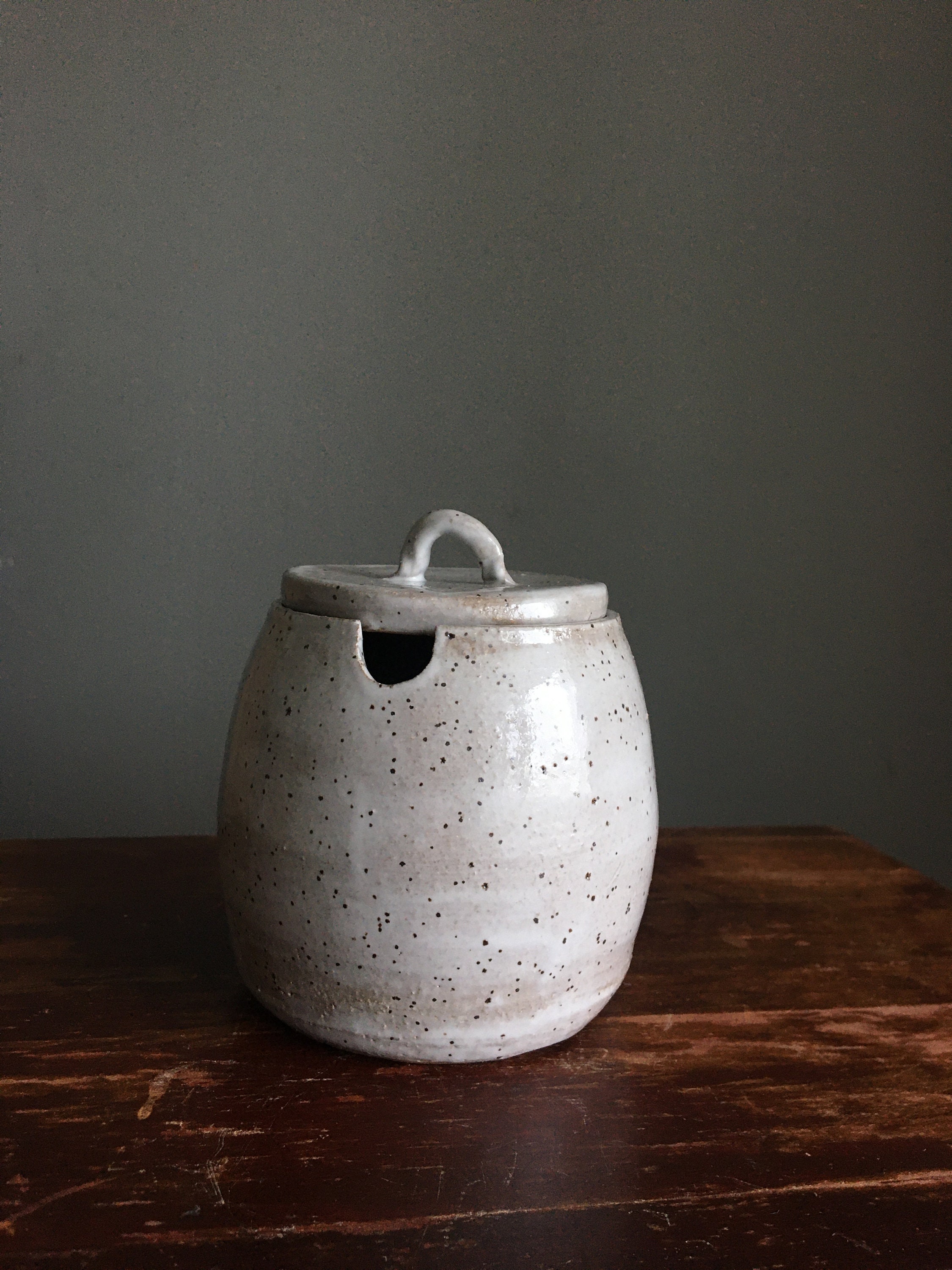 Honey Jar Honey pot ceramic jar pottery jar kitchenware Etsy