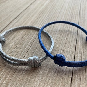 Surfer Cord Bracelet, Beach Adjustable Bracelet, Mens Bracelet