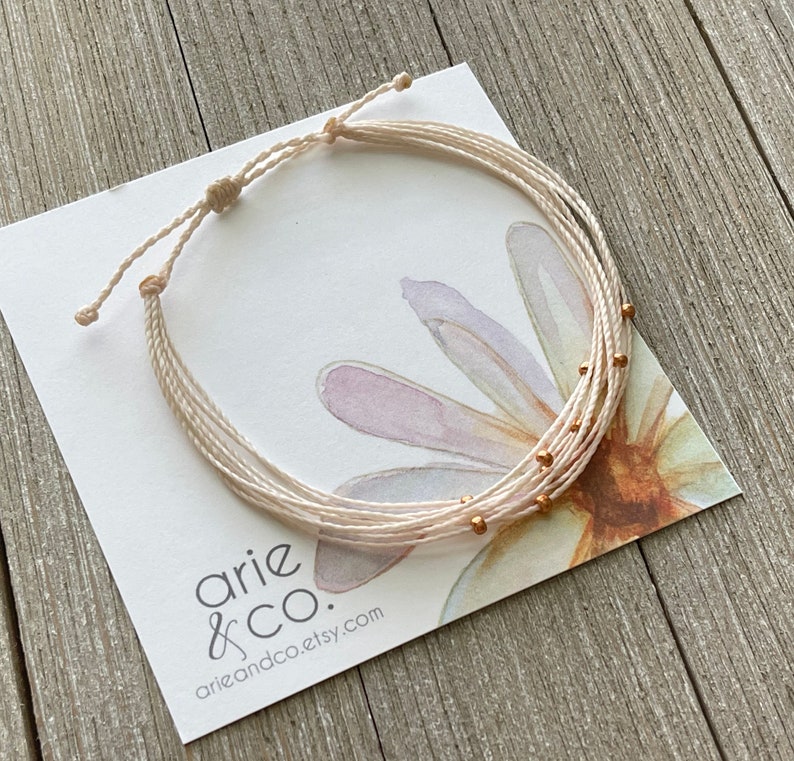 Surfer Beaded Waterproof Bracelets Anklet Bracelets Etsy