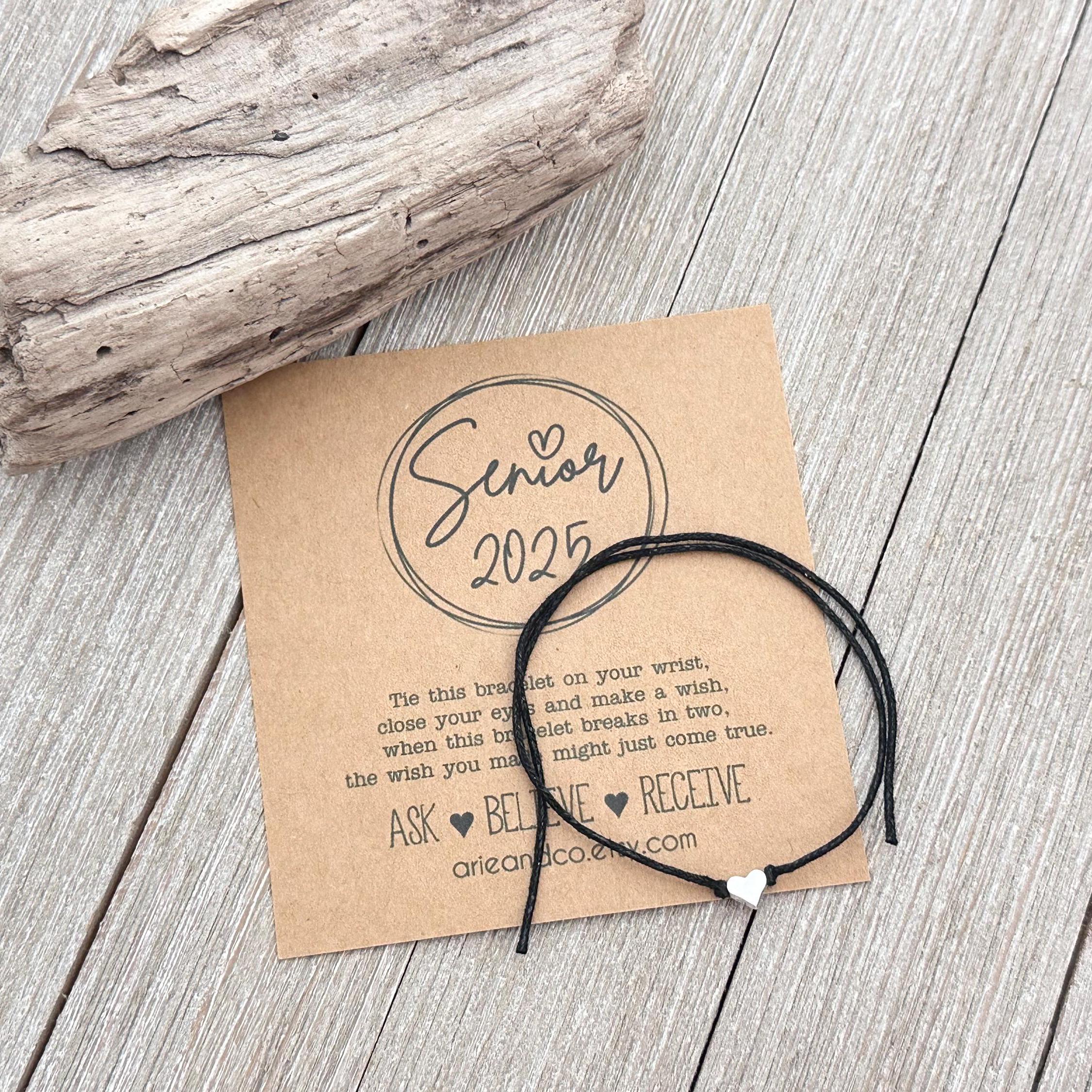 Senior 2026 Wish Bracelet, Graduation Gift, Class of 2026 Gift ...