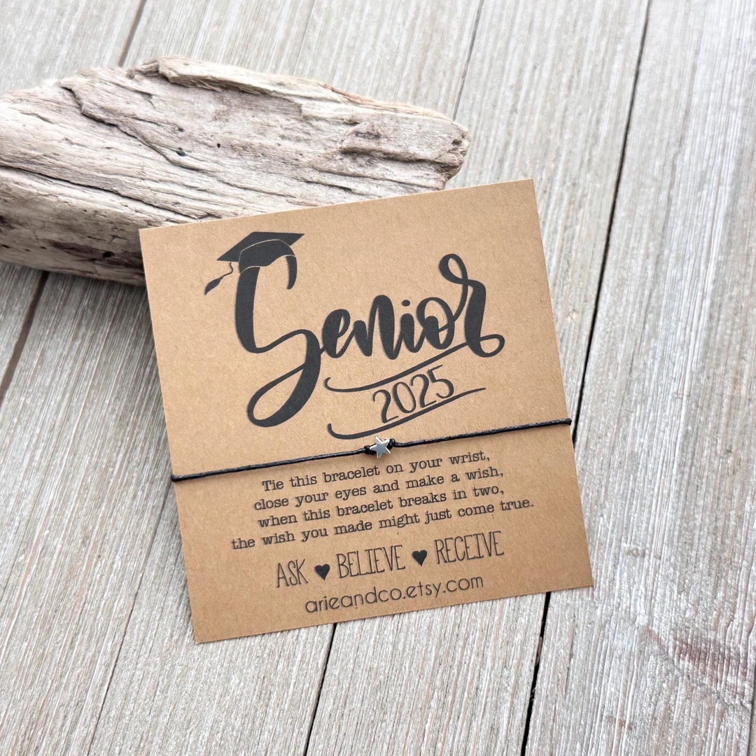 Senior 2026 Wish Bracelet, Graduation Gift, Class of 2025 Gift ...