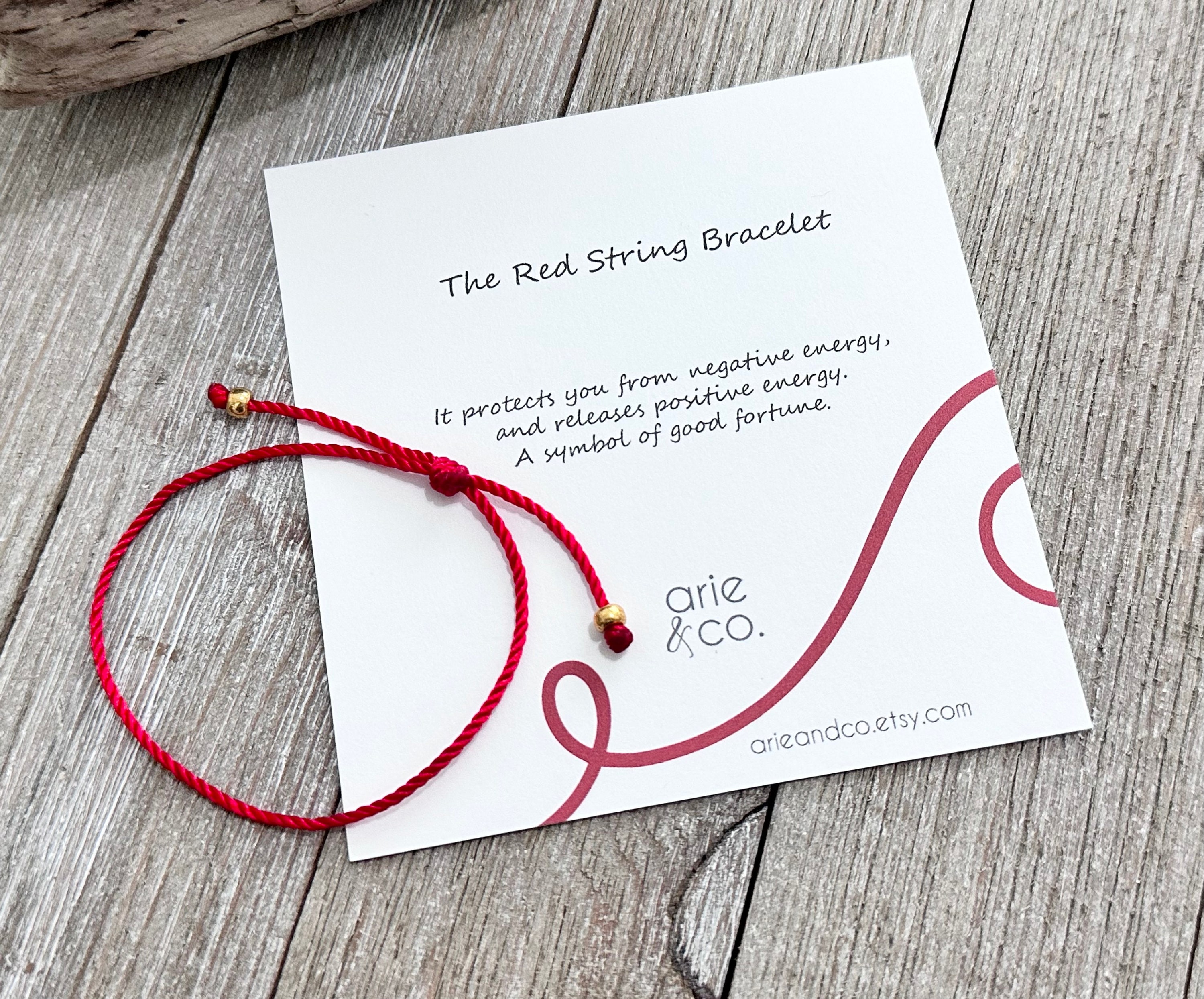 Red Cord Bracelet, Red String Protection Bracelet, Amulet Red String ...