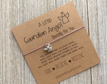Guardian Angel Wish Bracelet: Keepsake Card Gift