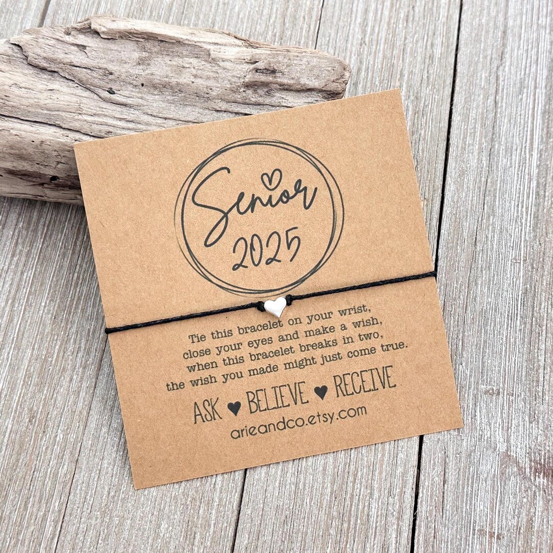 Senior 2026 Wish Bracelet, Graduation Gift, Class of 2026 Gift ...