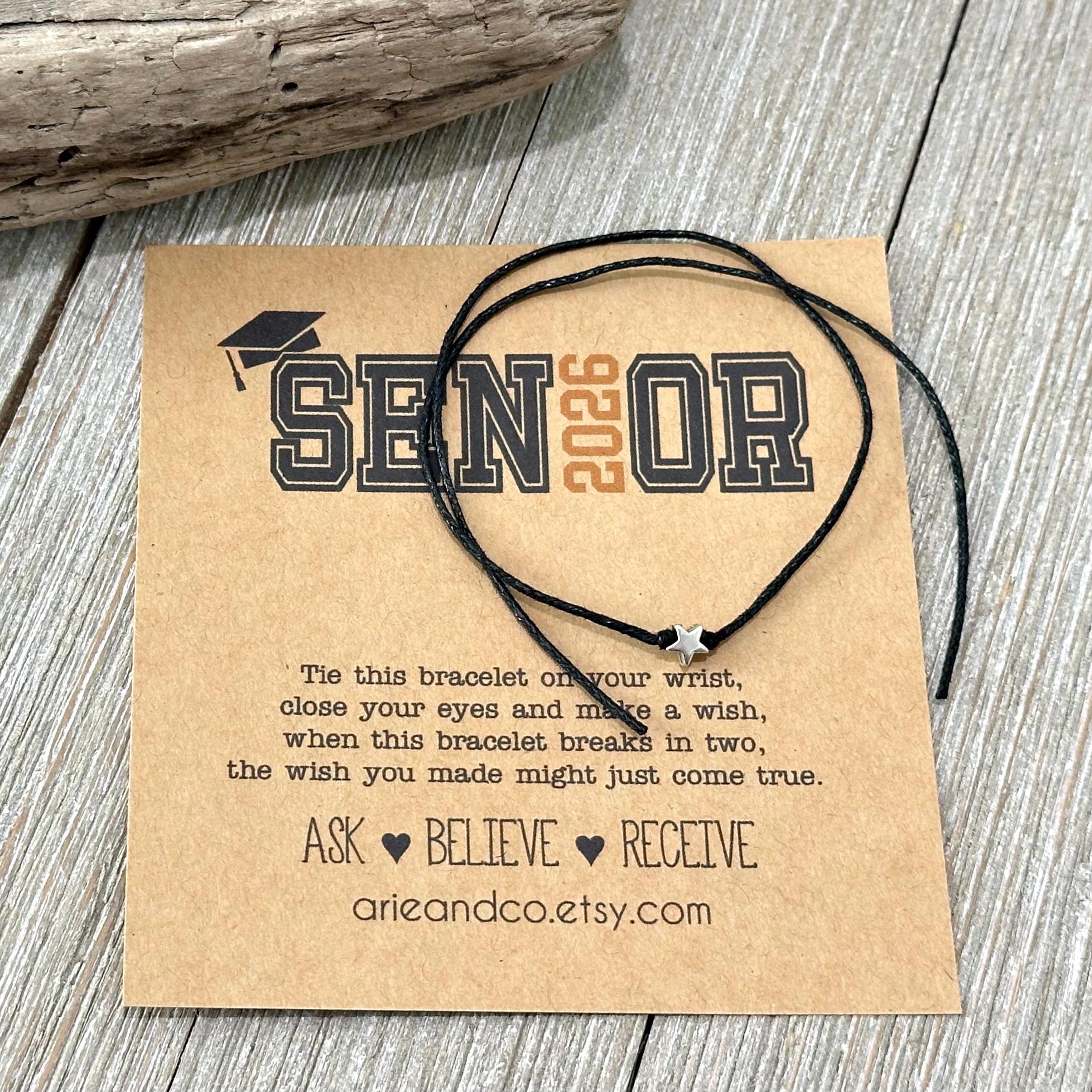 Senior 2026 Wish Bracelet, Graduation Gift, Class of 2025 Gift ...