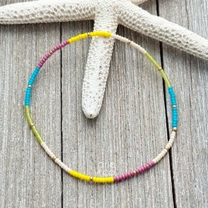 Dainty Anklet Bracelet, Minimalist and Dainty Anklet Bracelet, Beaded Stretch Anklet Bracelet, Crystals Ankle Bracelet