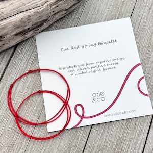 Mom and Child Red String Bracelet Set , Amulet Red String Kabbalah Red String Bracelet, Protection Bracelet Handmade in USA