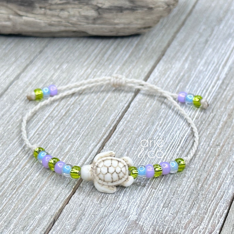 Sea Turtle Rope Bracelet - Etsy
