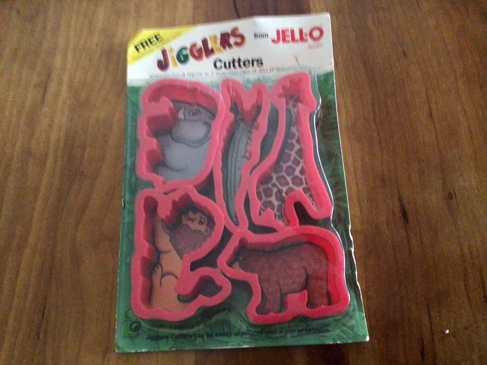 Vintage Jello Jiggler Safari Animal Cutters unopened In | Etsy
