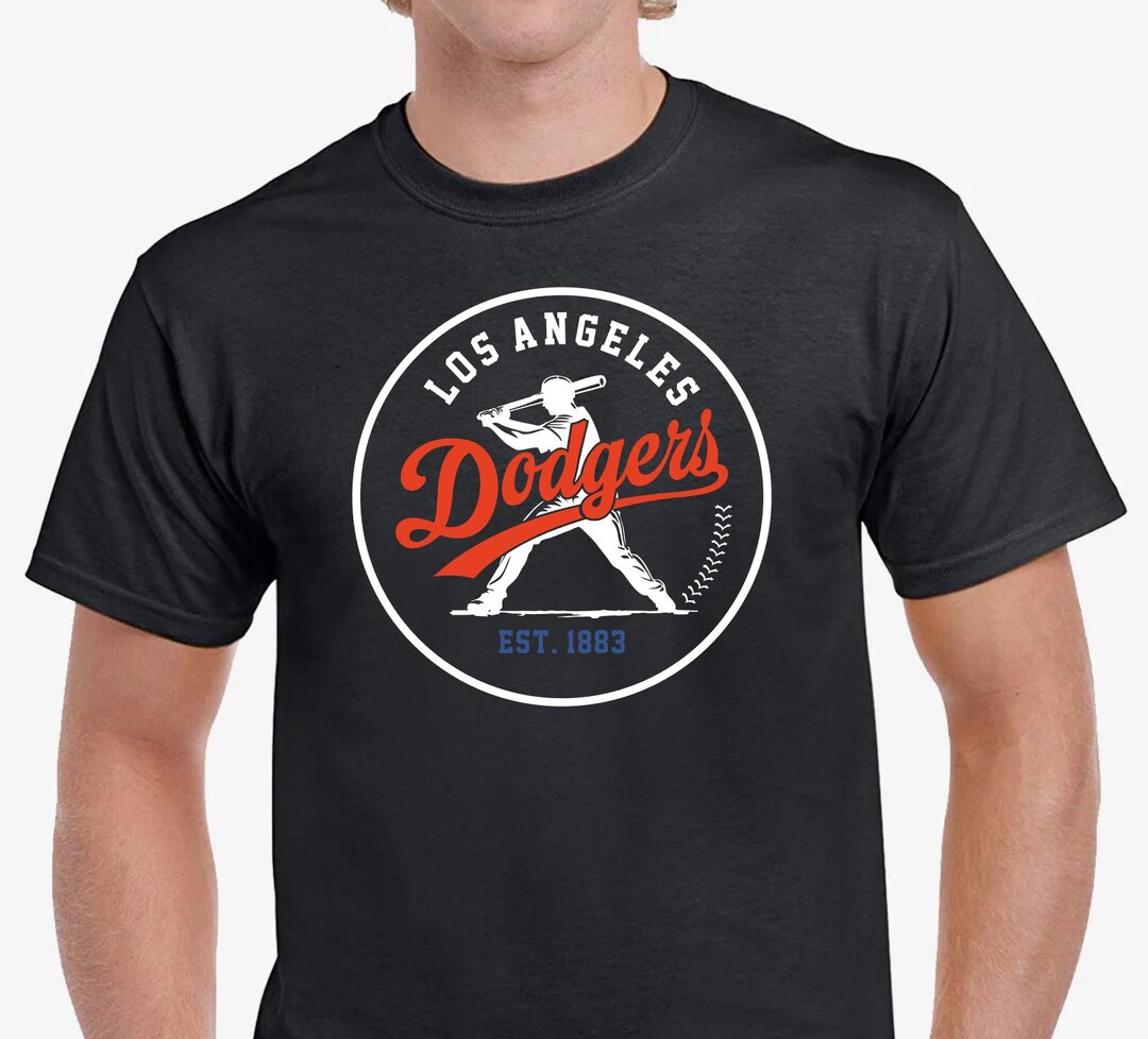 LA Dodgers Wordmark T-Shirt – Los Angeles Baseball, Men's, New