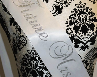 Bachelorette sash future mrs sash bridal shower sash