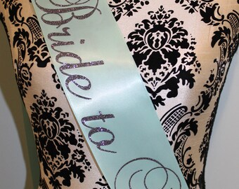 Bachelorette sash future mrs sash bridal shower sash