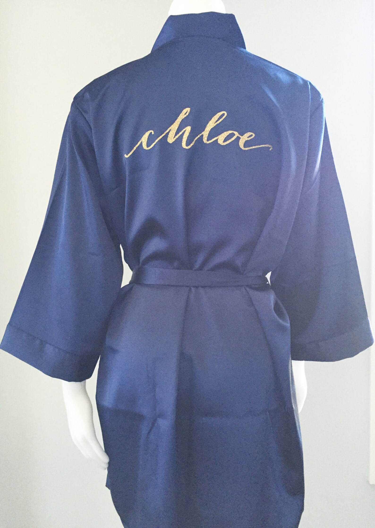 Bridesmaid Robes Personalized Gold Glitter Matching Robes Etsy Canada