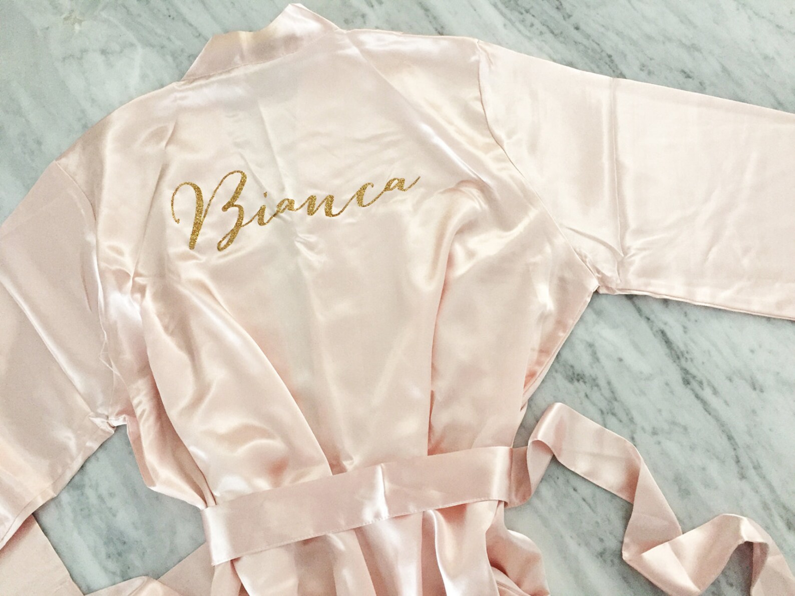 Bridesmaid Robes Personalized Gold Glitter Matching Robes Etsy Canada