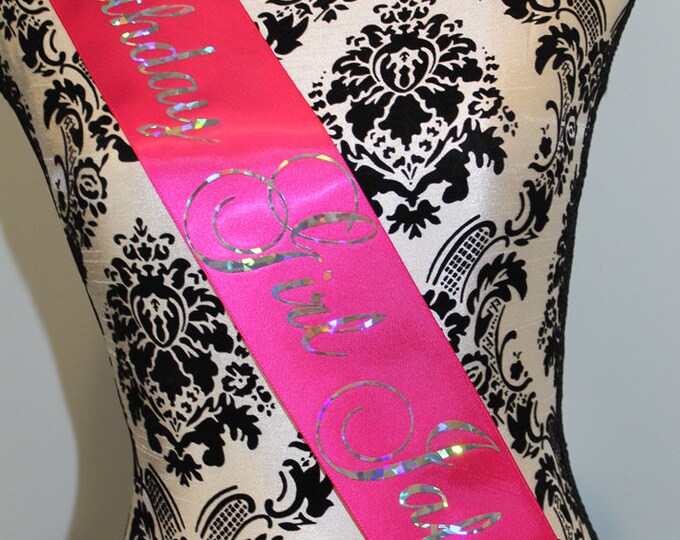 Birthday Party Sash Birthday Sash Birthday Girl Sash Etsy