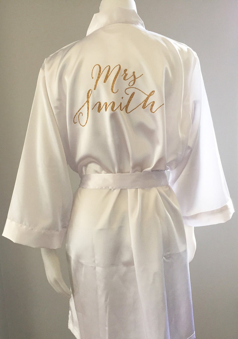 bride to be bathrobe