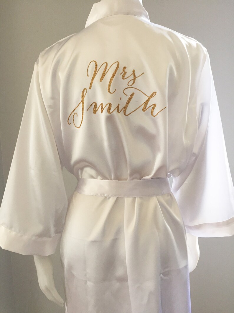 Bride Robe Wedding Day Robe Matching Bridesmaid Robes Etsy