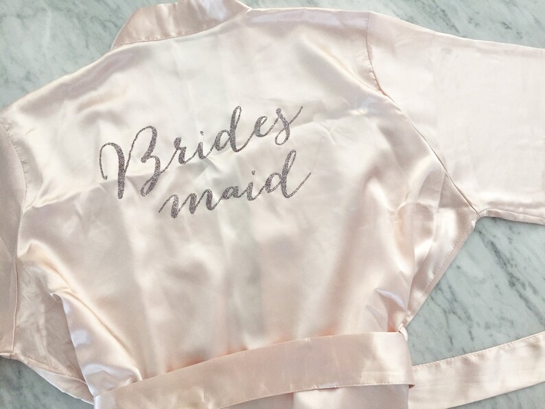 Maid of Honor Robe Bridesmaid Robes Personalized Matching Etsy