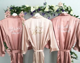 etsy bridesmaid dressing gowns