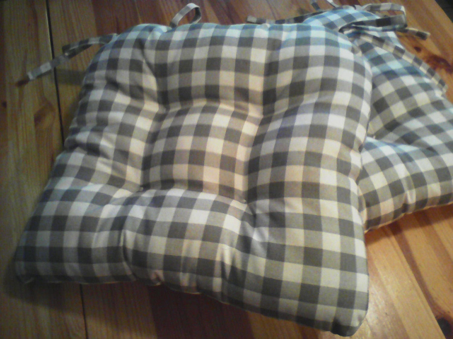 Custom/Kitchen/Dining Chair Cushions/With Ties/Set of Four Etsy