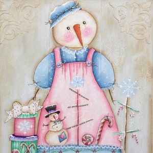A Snow Berry Winter by Deb Antonick, Supply List and line drawing ONLY for FREE Video on my YouTube Channel