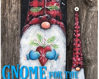 Gnome for the Holidays by Deb Antonick, email pattern packet  MOVED to www.paintingwithdeb.com